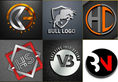 Modern Design , Professional 3D Logo, Minimalist, Custom logos