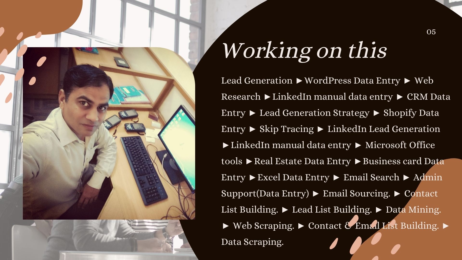 DATA Entry, DATA Search , Excel Spread Sheet.