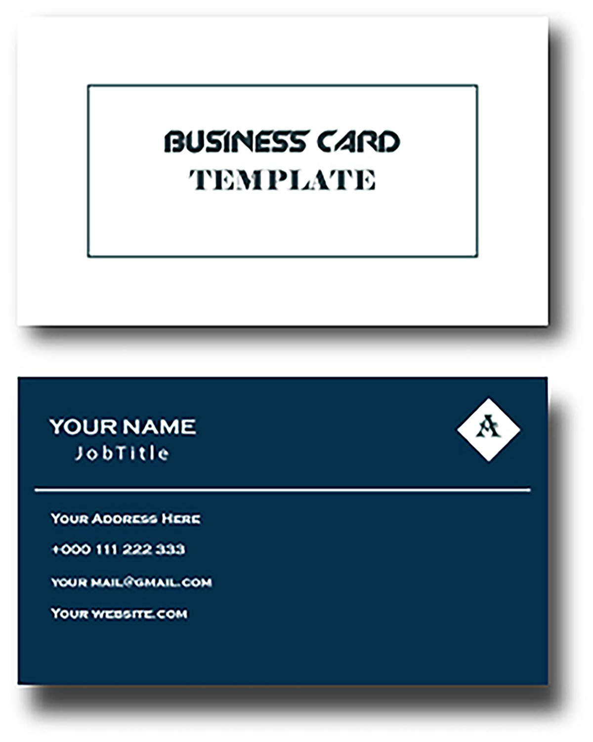 I will design a professional business card with 3 concepts