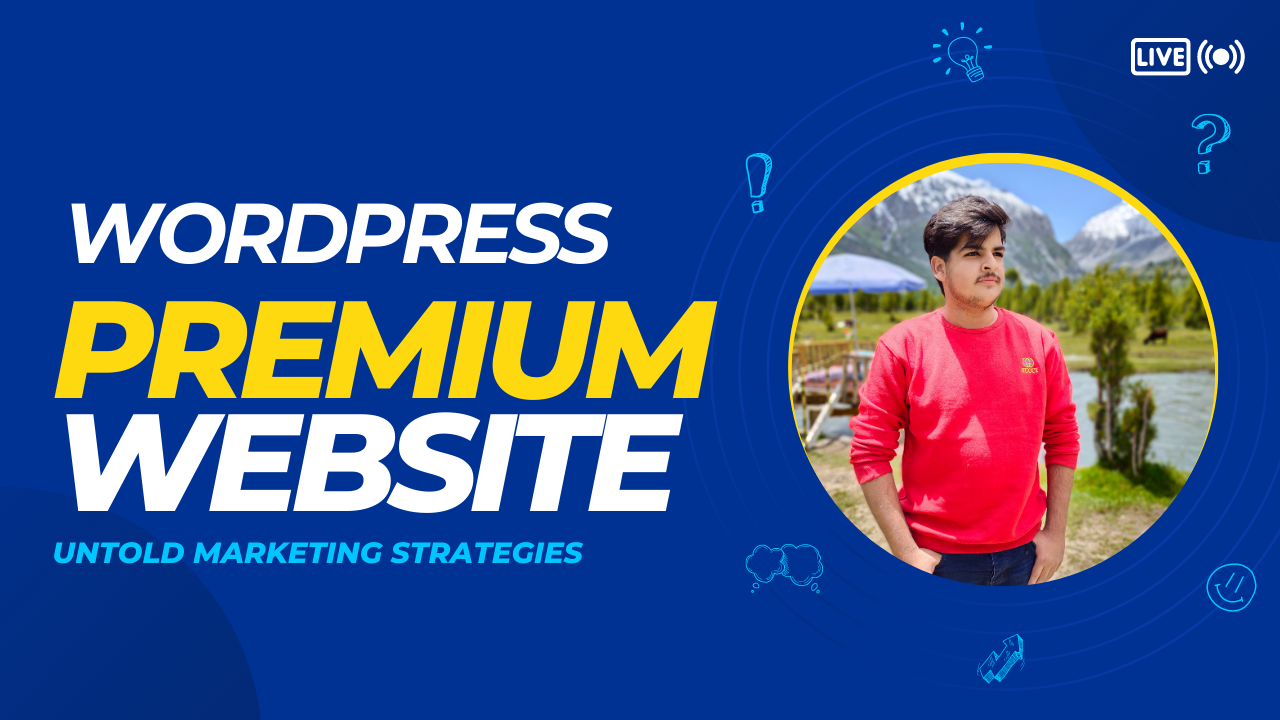 I will develop a WordPress premium website with a responsive design.