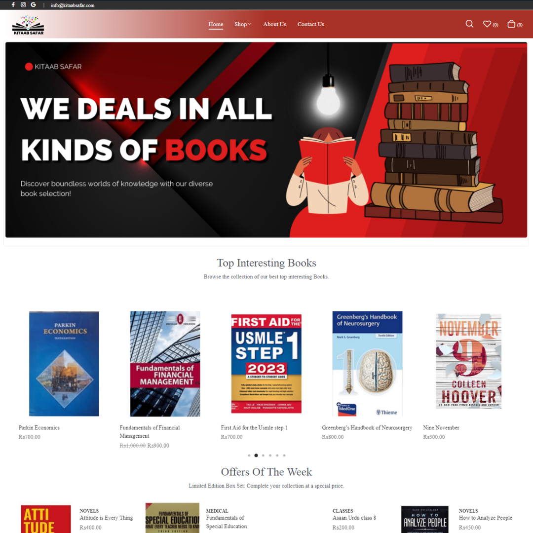 Get your Powerful and Responsive E-commerce Website 