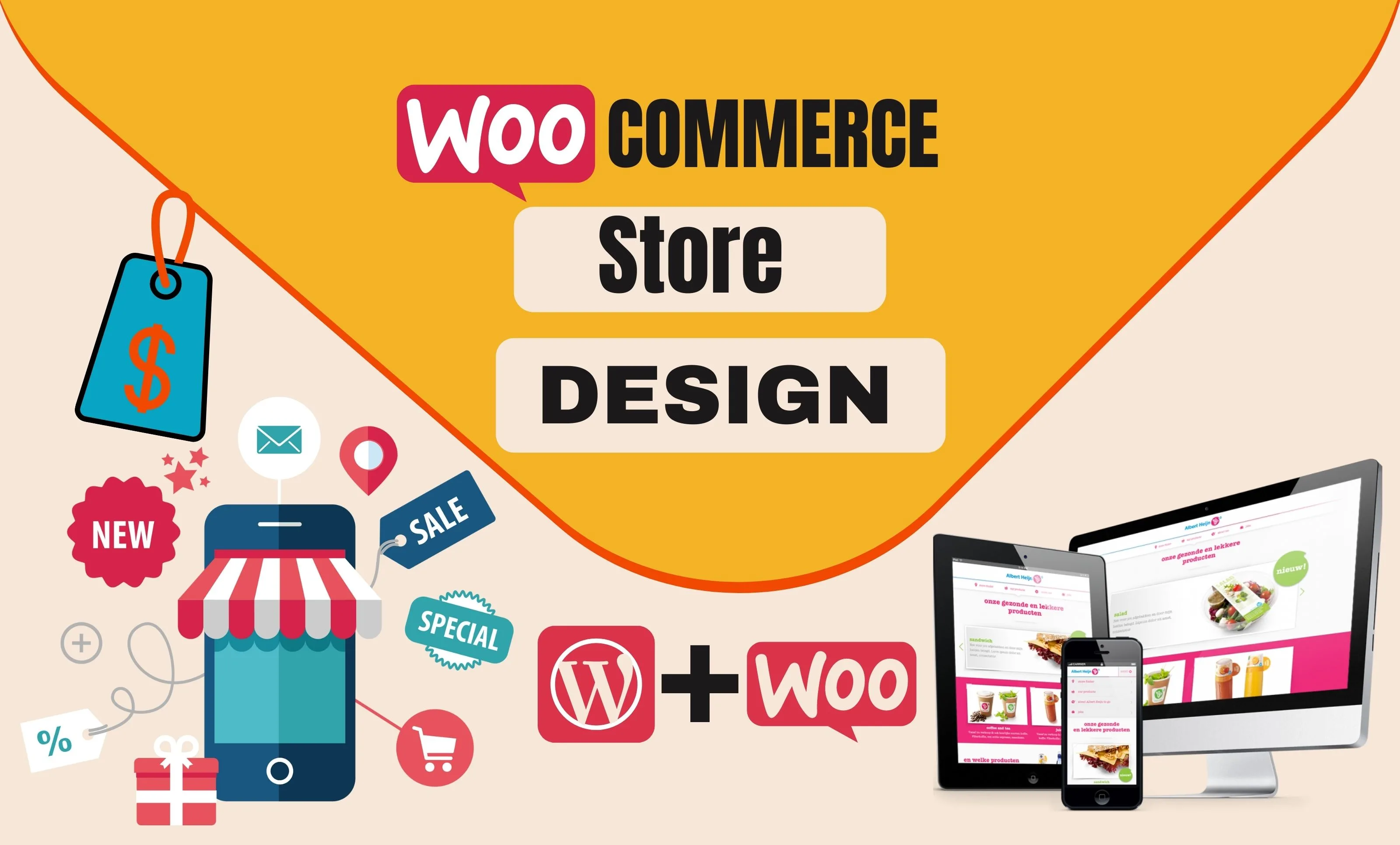 ecommerce website store in wordpress woocommerce with 3 days free support 