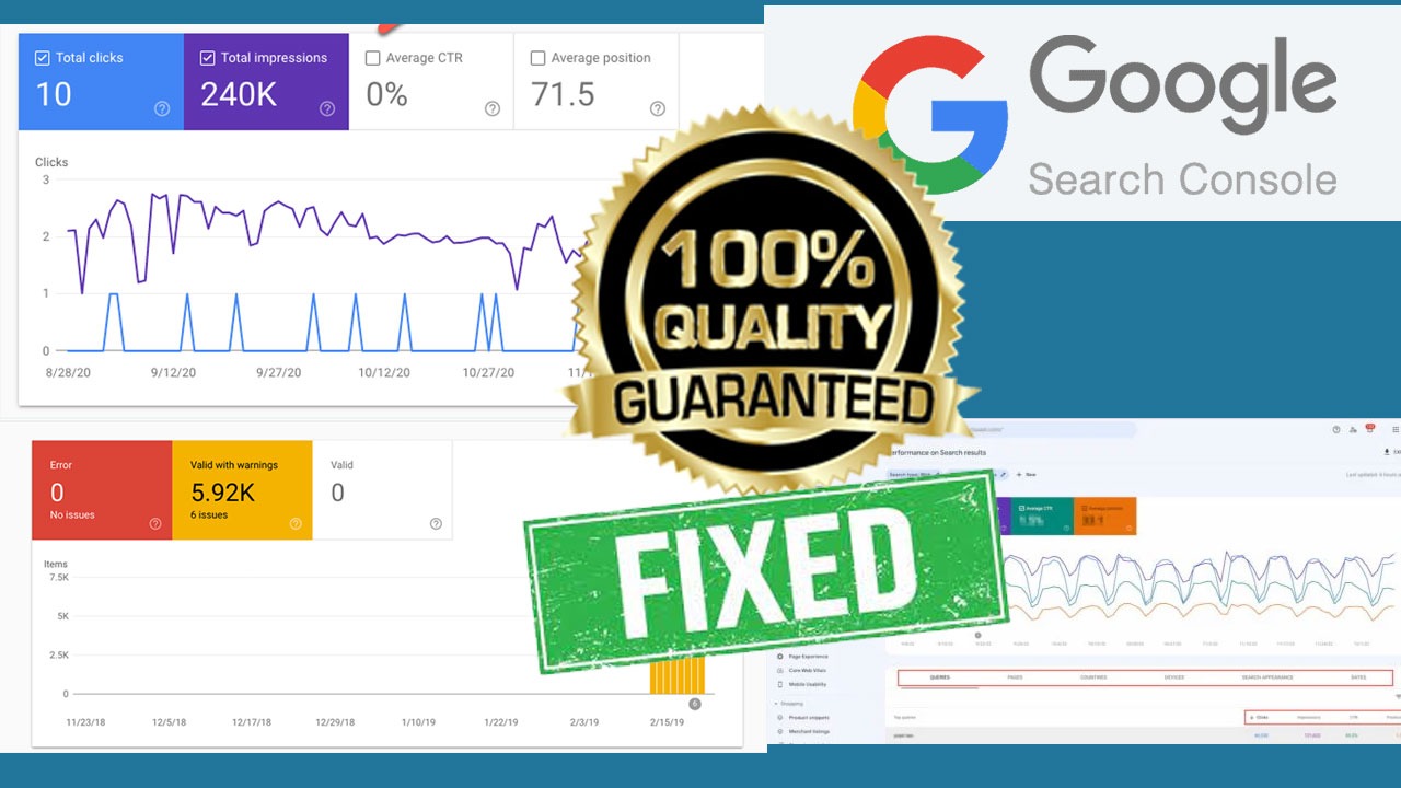 I will fix WordPress google search console errors and schema issues