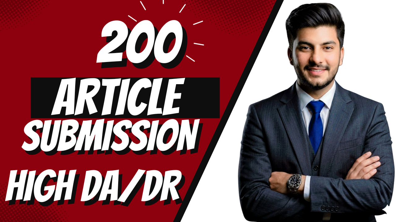Poweful Manual 200 Article submission to Improve Website Authority