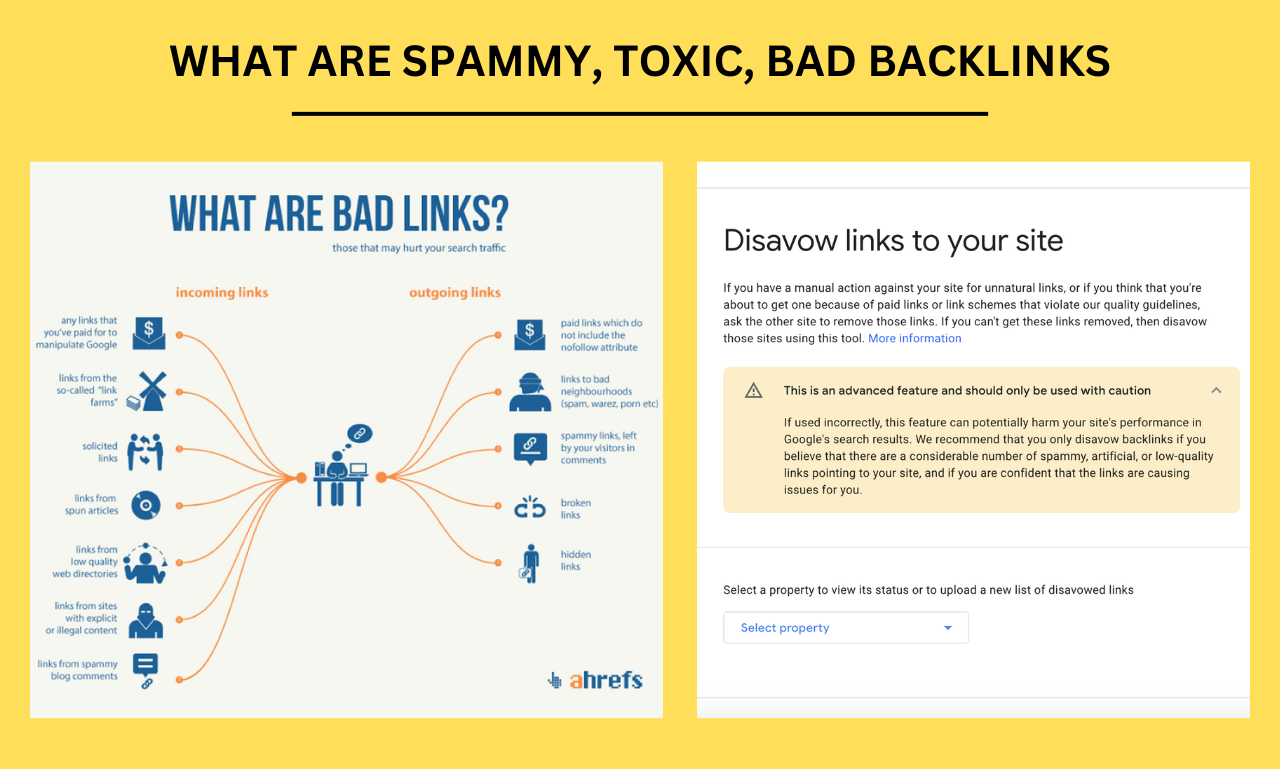  I will disavow spammy toxic bad backlinks to decrease high spam score