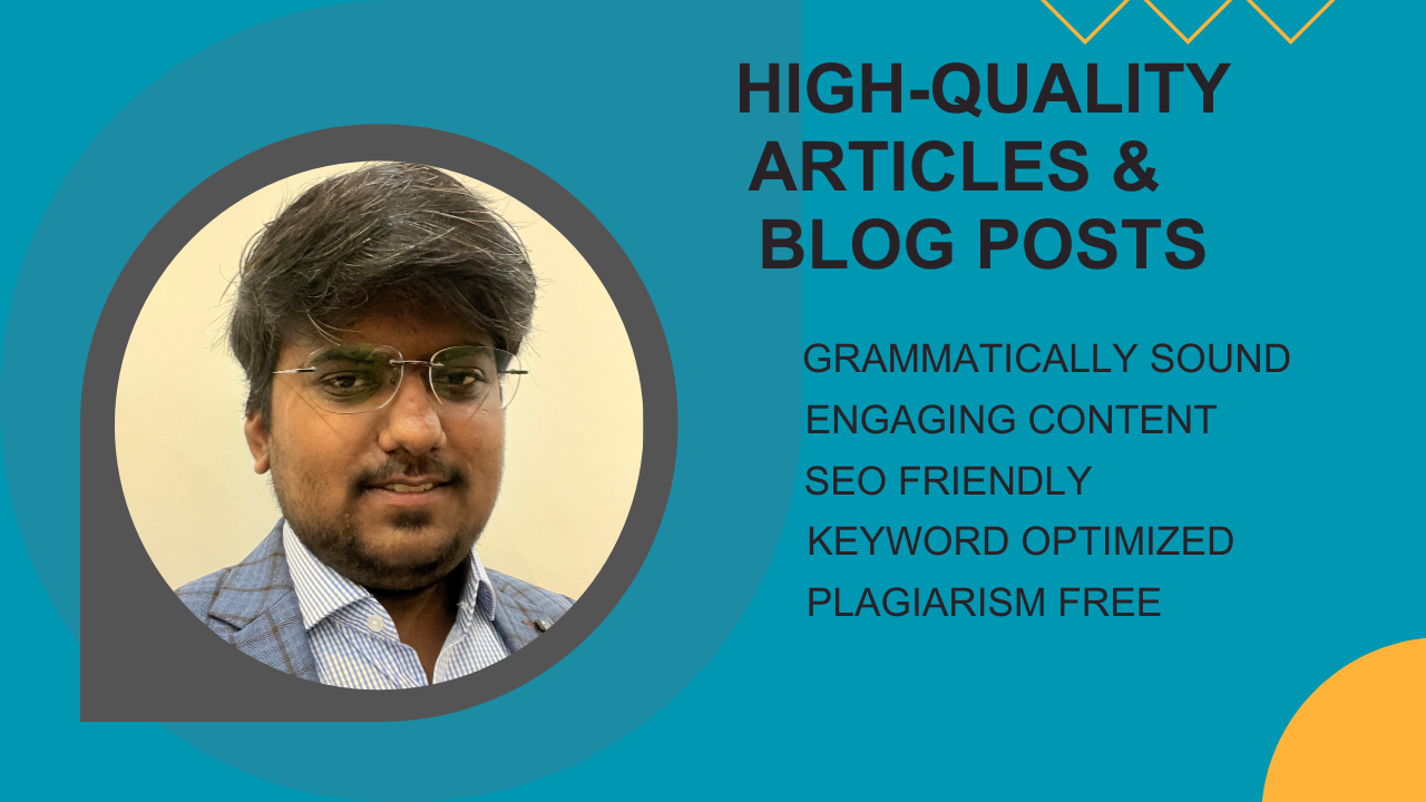 I will do 1000 words SEO article writing or blog post...