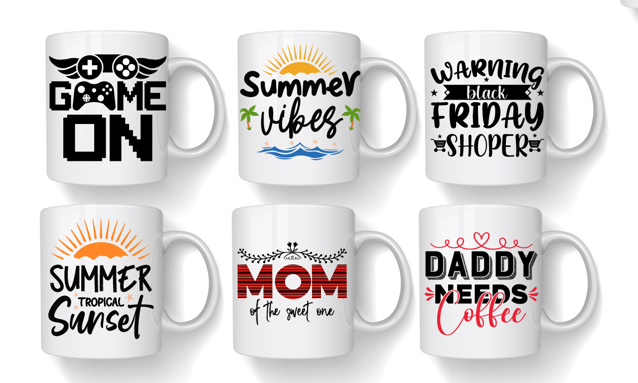 I will do custom mug design and creative coffee mug or cup design for your brand