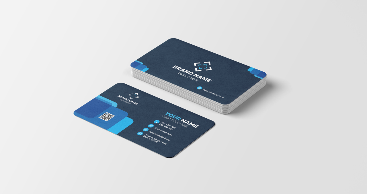 I will do modern minimal luxury and corporate business card design