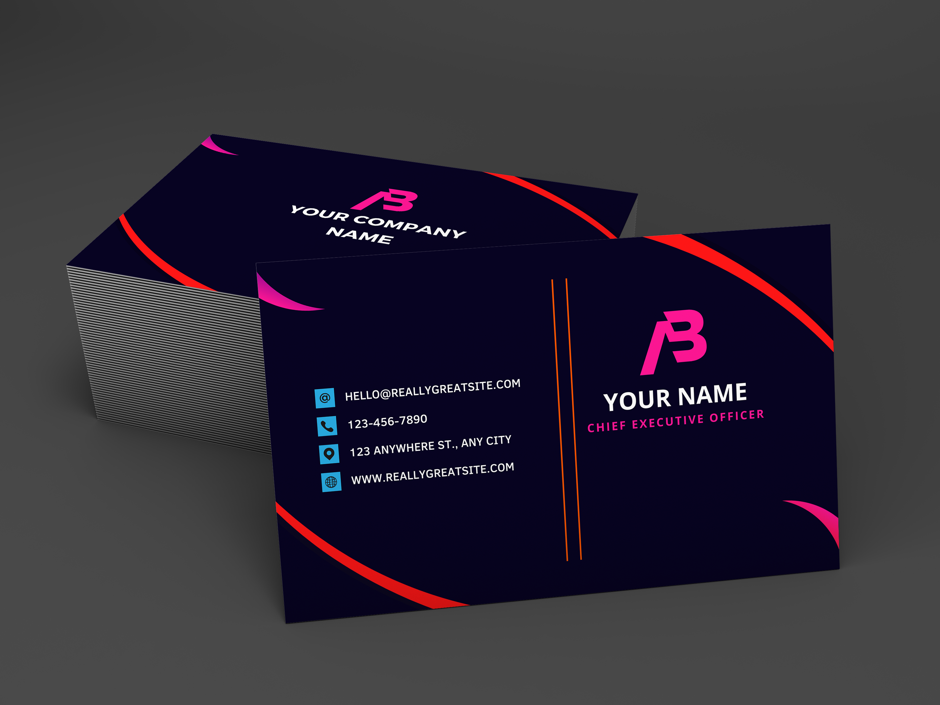 i will design professional and stylish business card in 5 hours 