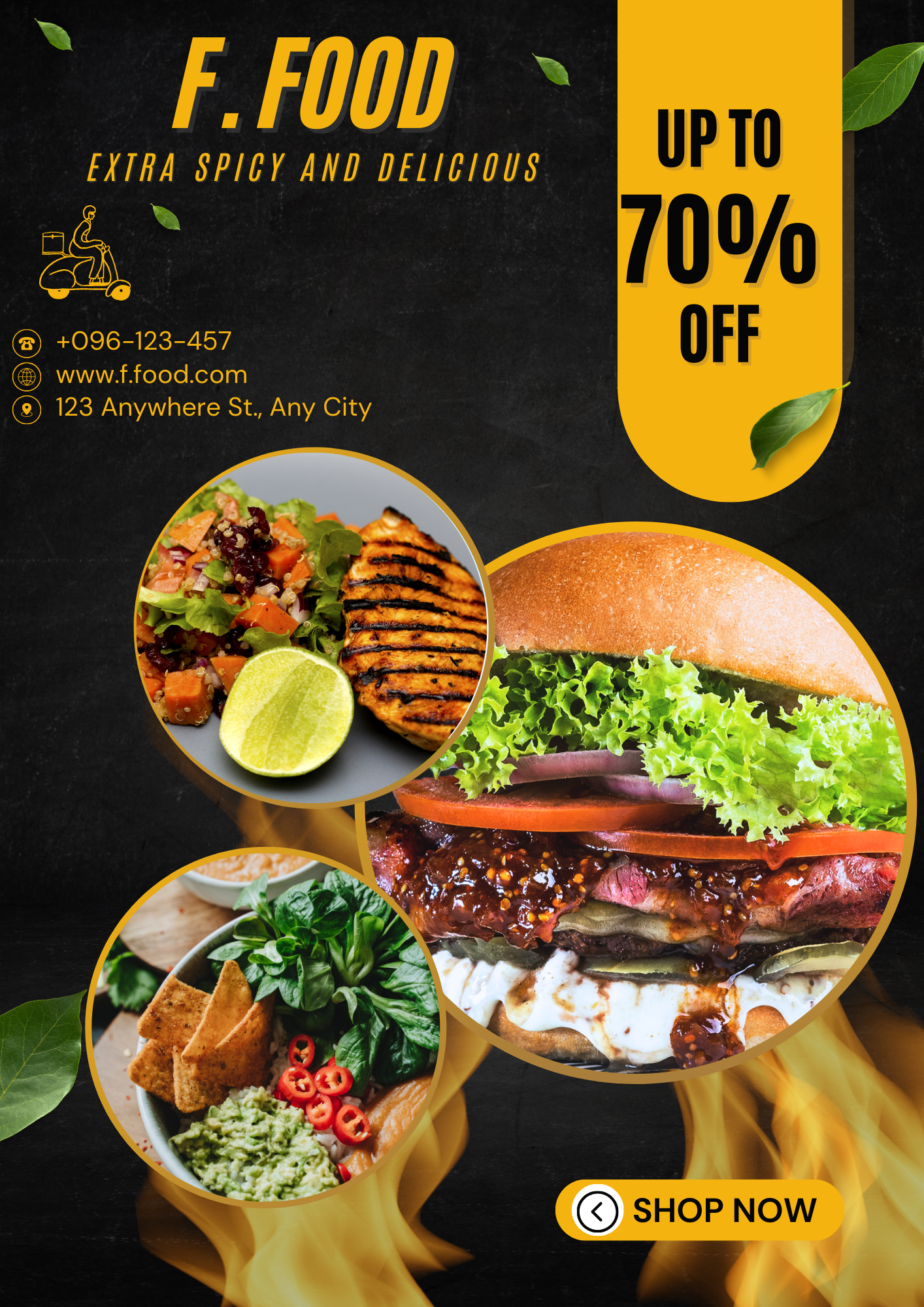 Creating a unique and attention-grabbing restaurant flyer