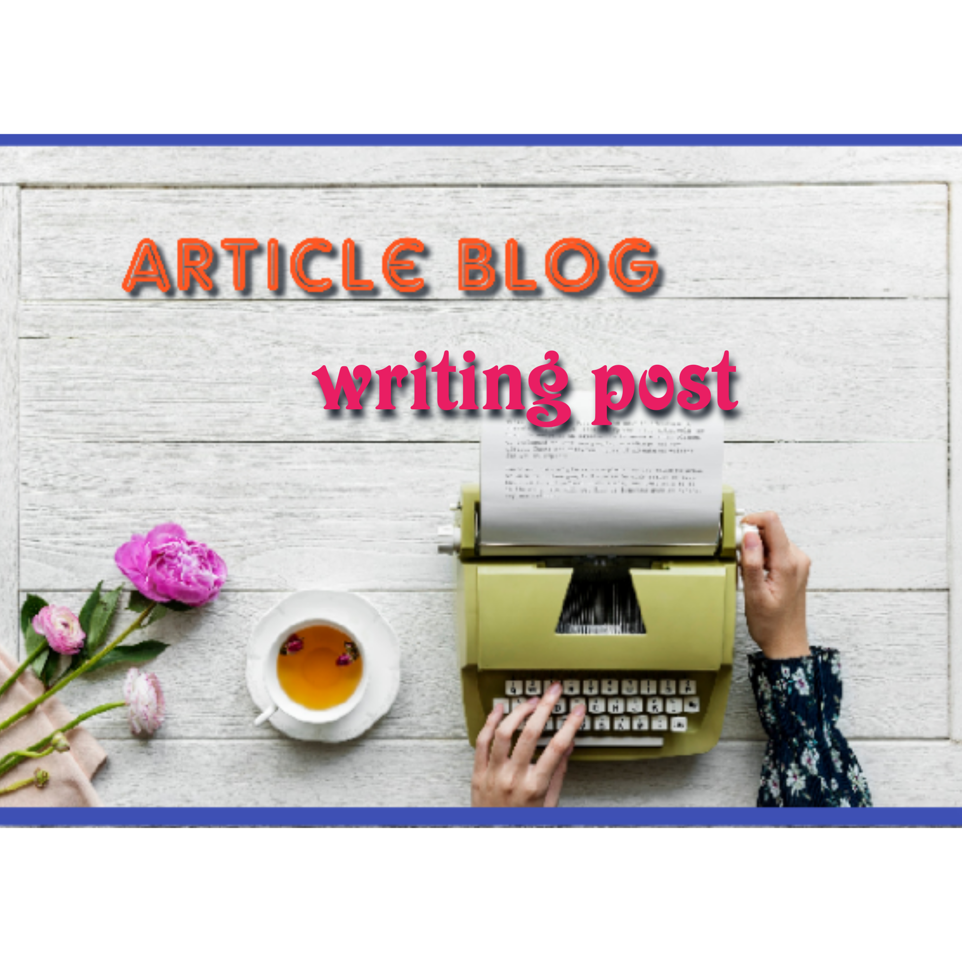 I will be your articles and blog posts writer