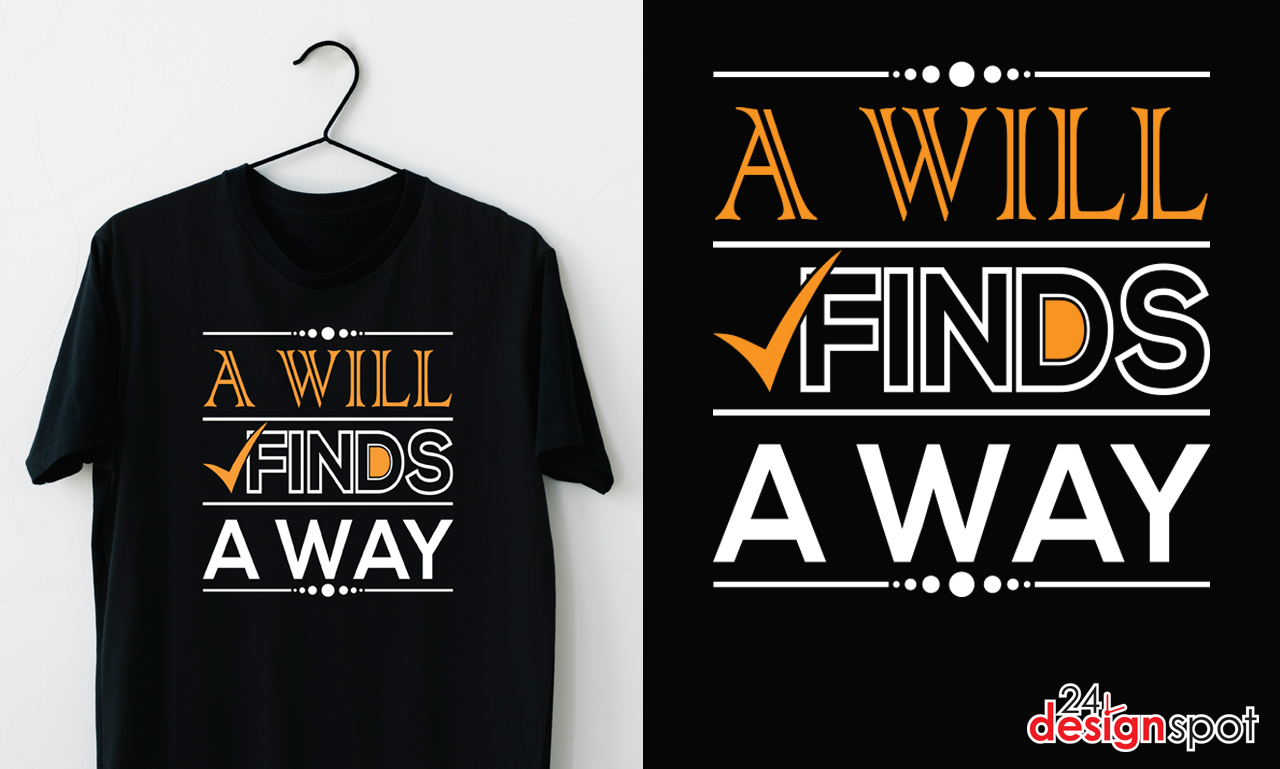I will design your custom typography t-shirt design within 4 hours