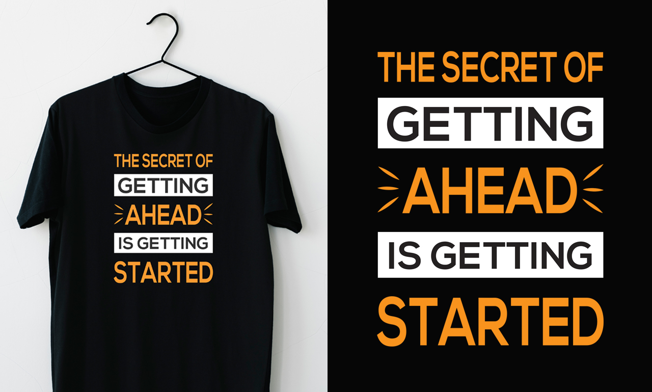 I will design your custom typography t-shirt design within 4 hours