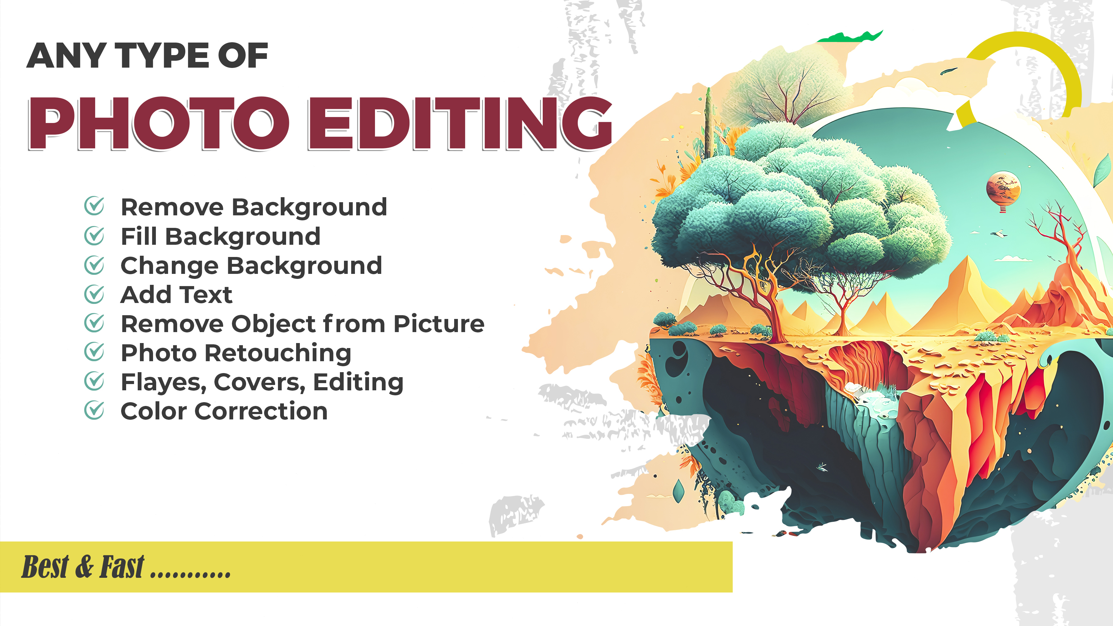 I will do any edit 10 Image to your needs