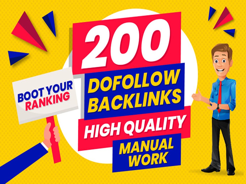 I will make 200 high authority contextual SEO dofollow backlinks using link building