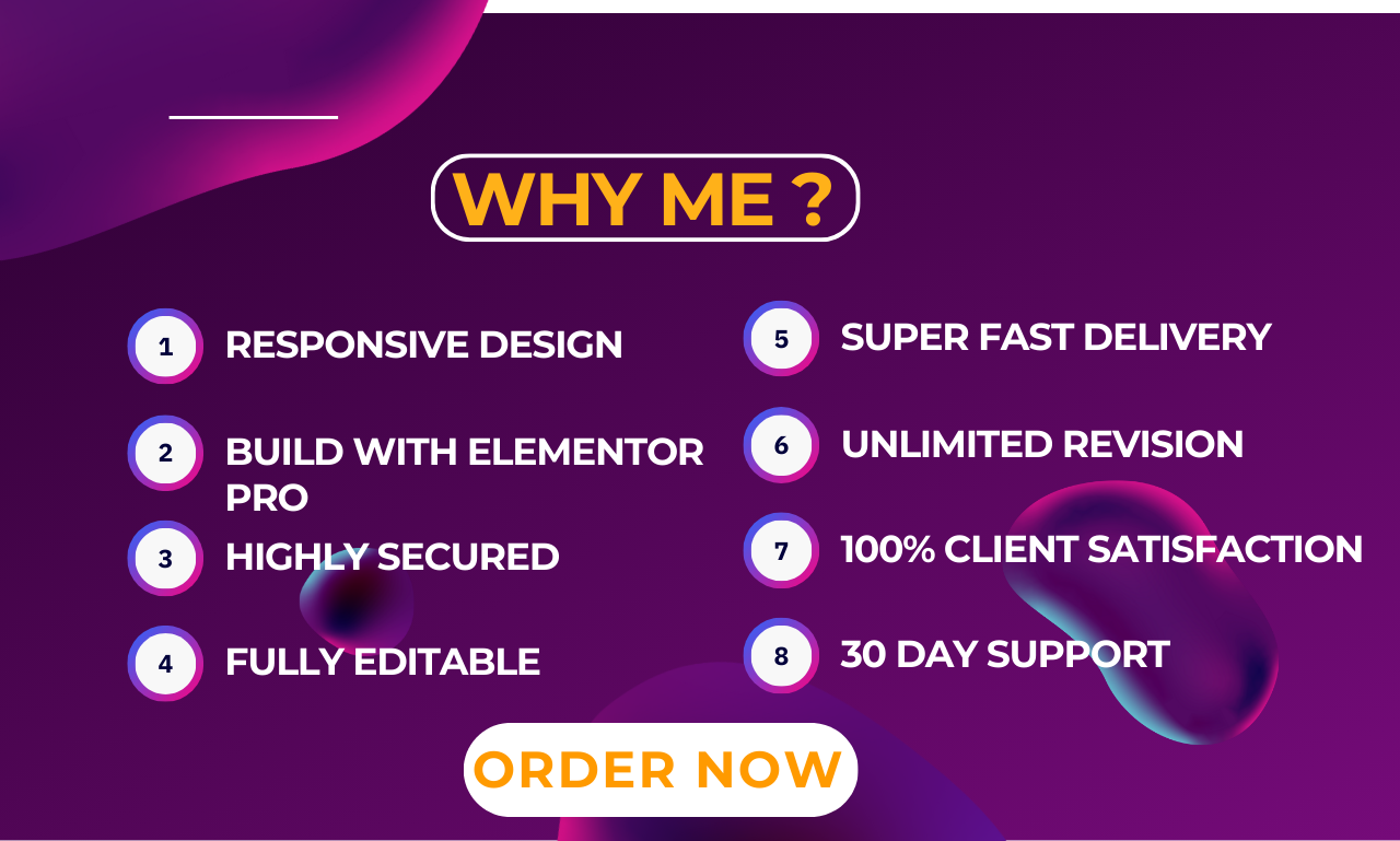 I will do business wordpress website design, redesign and ecommerce website design