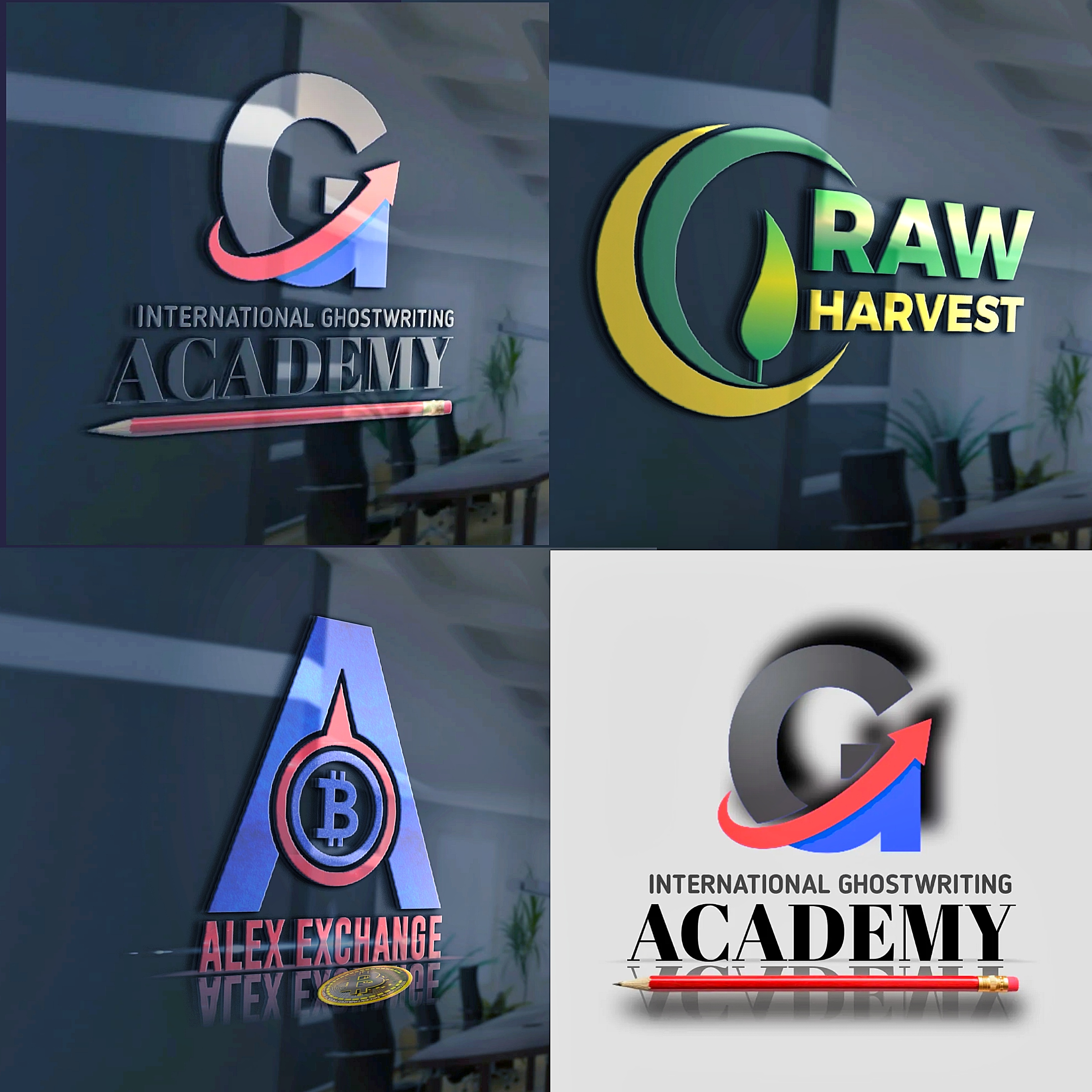 i will do a 2d and 3d professional, custom, amazing, modern, business logo creation
