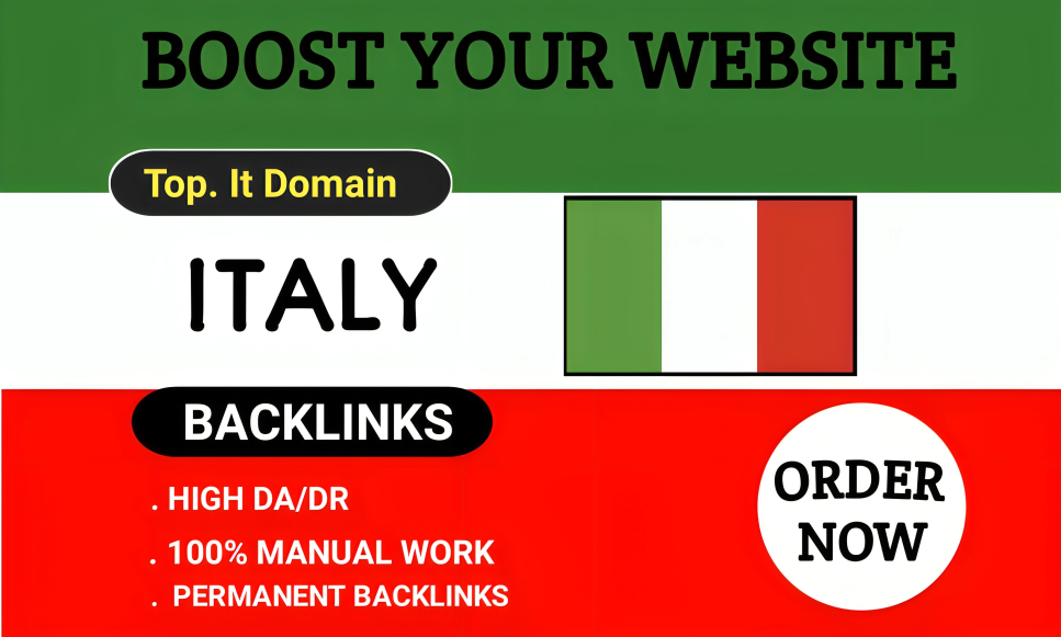I will make 1300+ Italy based domains IT backlinks wi...
