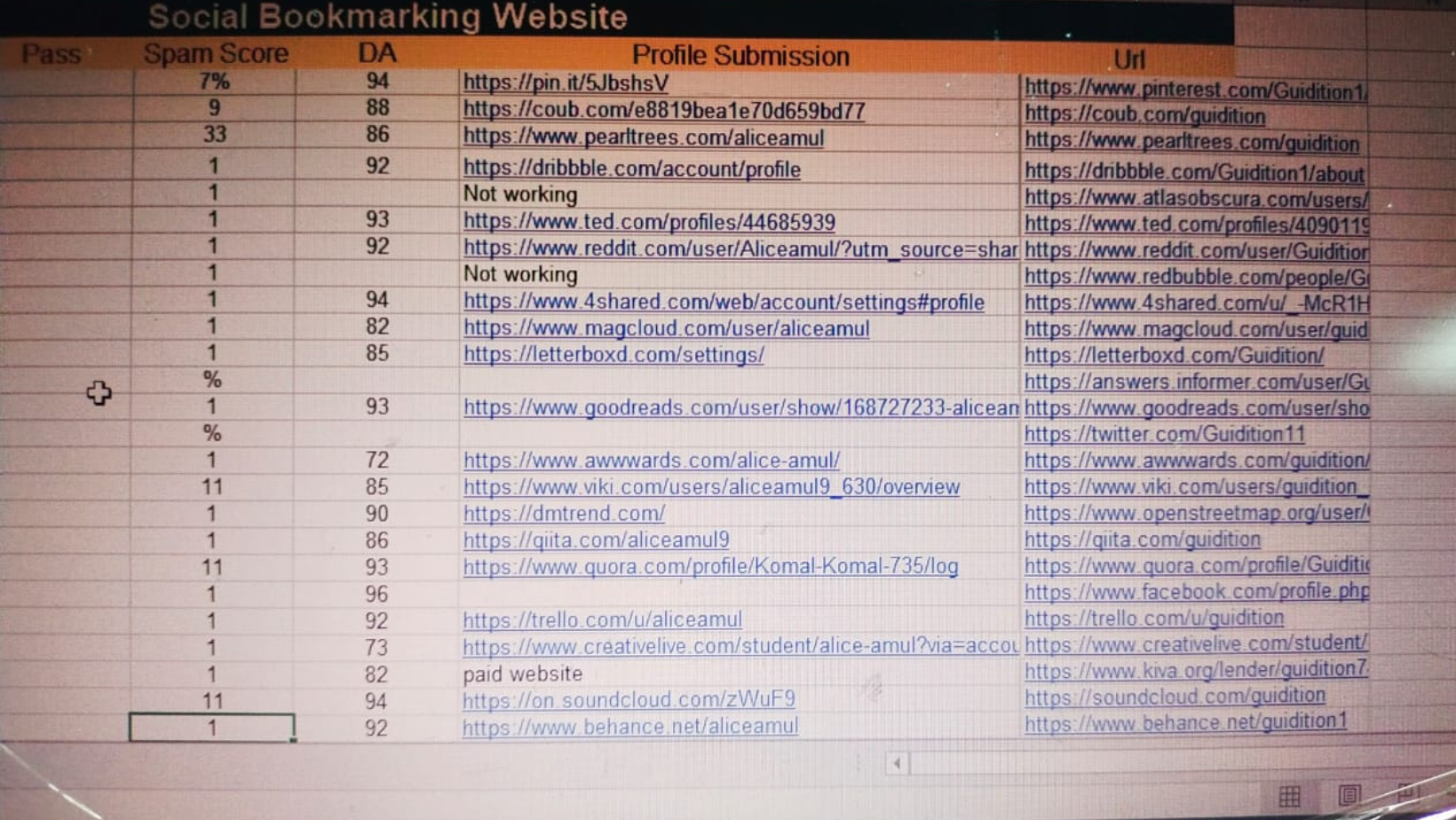 I will create 100 social media profile backlinks 