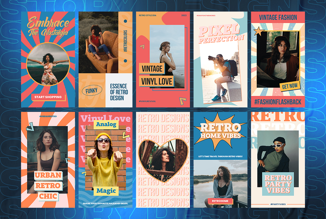 I will design instagram stories and facebook stories 