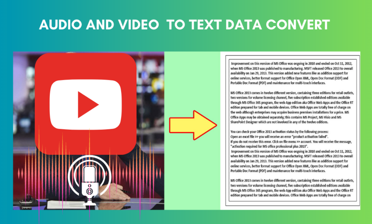 I will do video transcription and audio transcription within 24 hours