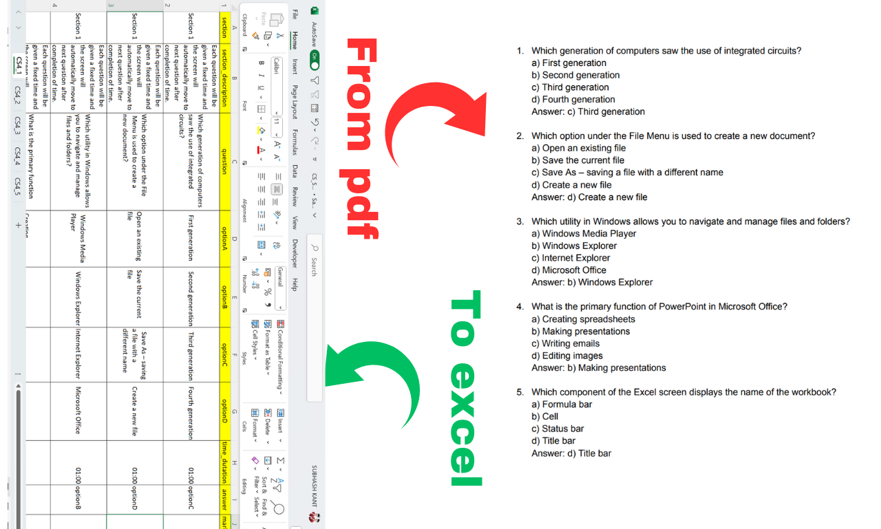 I will convert PDF and images to excel or data entry in 24 hours