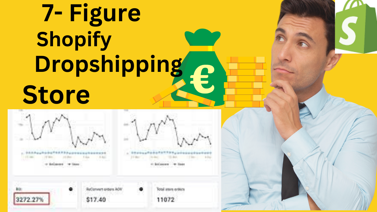 I will build a passive income dropshipping shopify store or shopify website