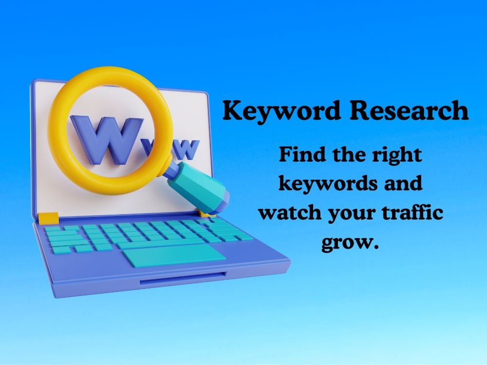 You will get low competitor and profitable Keyword research and Website audit