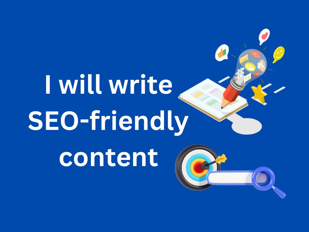 You will get 5 SEO-friendly Web Content