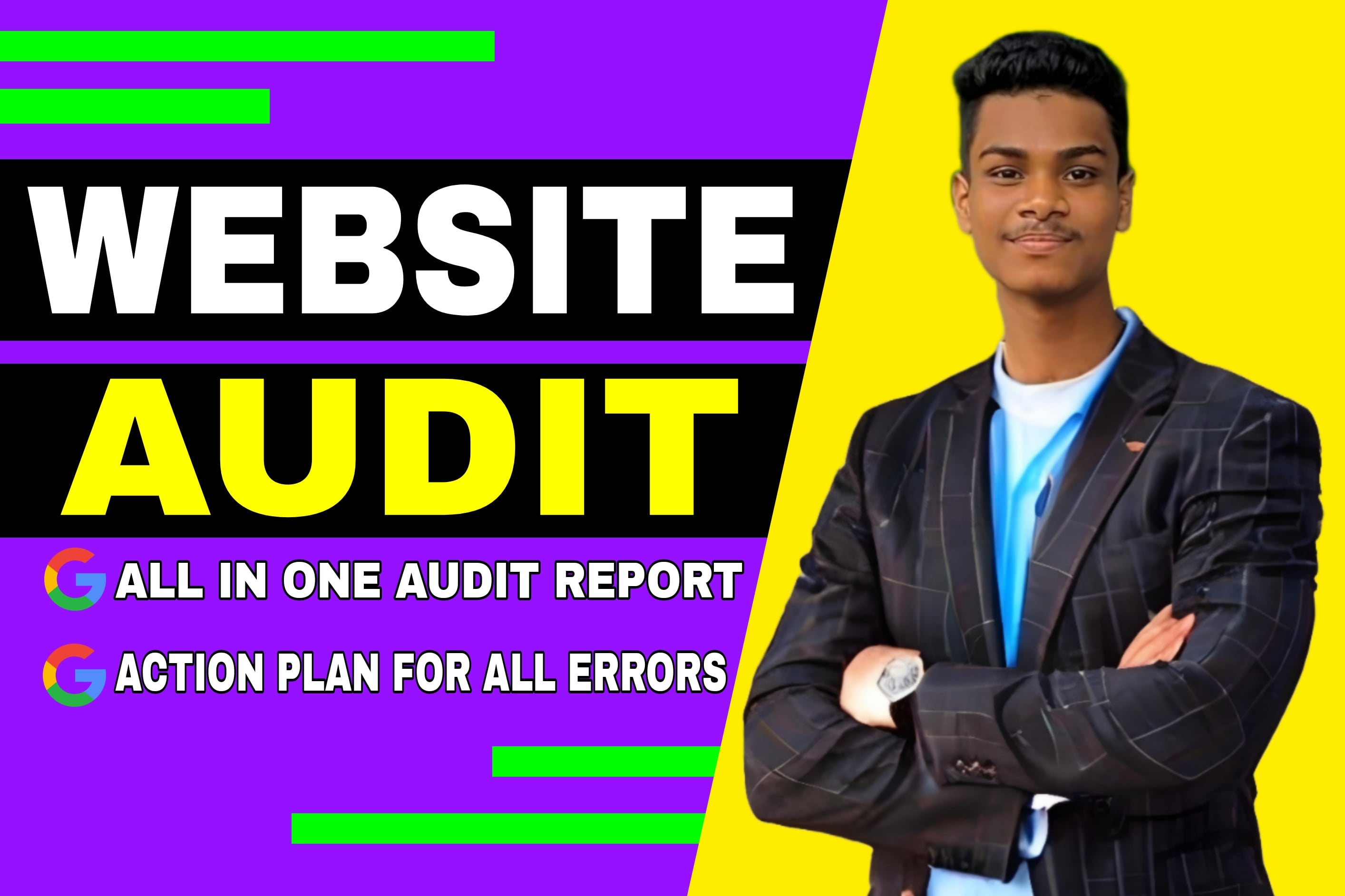 I will do a complete website seo audit, keyword rese...