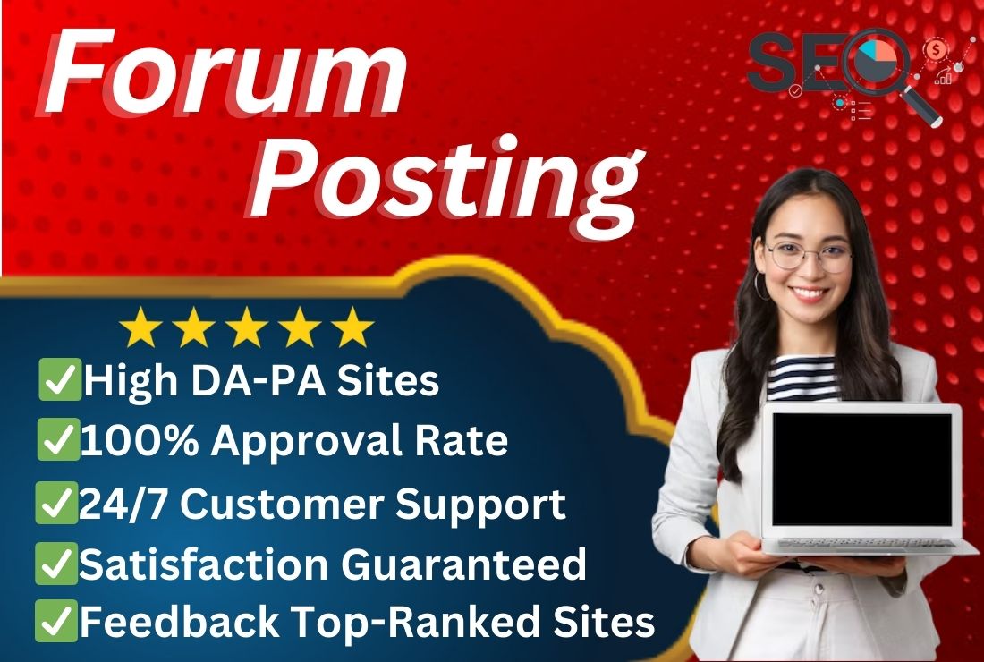 Manually Do-Follow 50 Forum Postings for Ranking website
