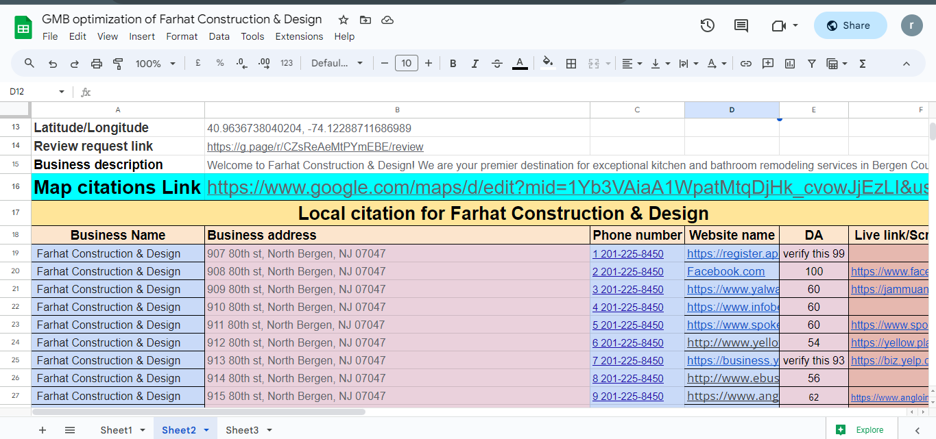 I will create, optimize and rank your google my business in the top 3 pack for local SEO