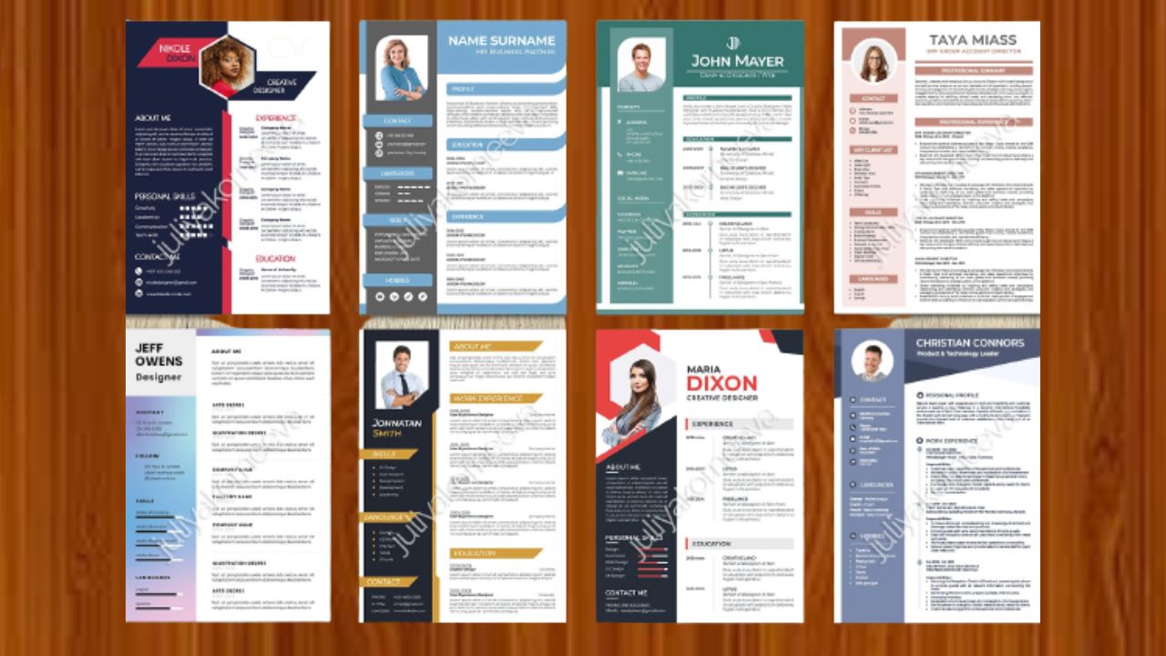 I will design a modern resume, CV maker, cover letter on canva for $10 ...