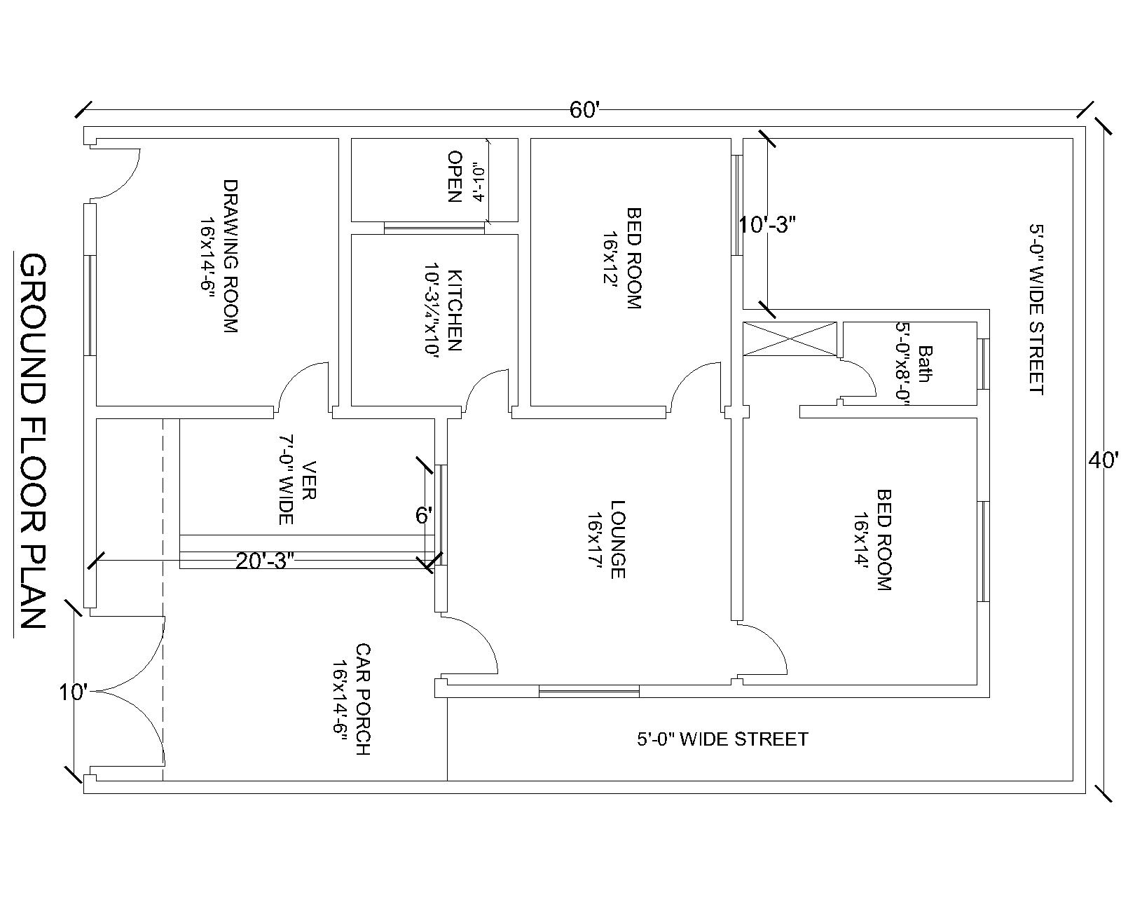 I will convert your hand drawn sketch to AutoCAD drawn plan
