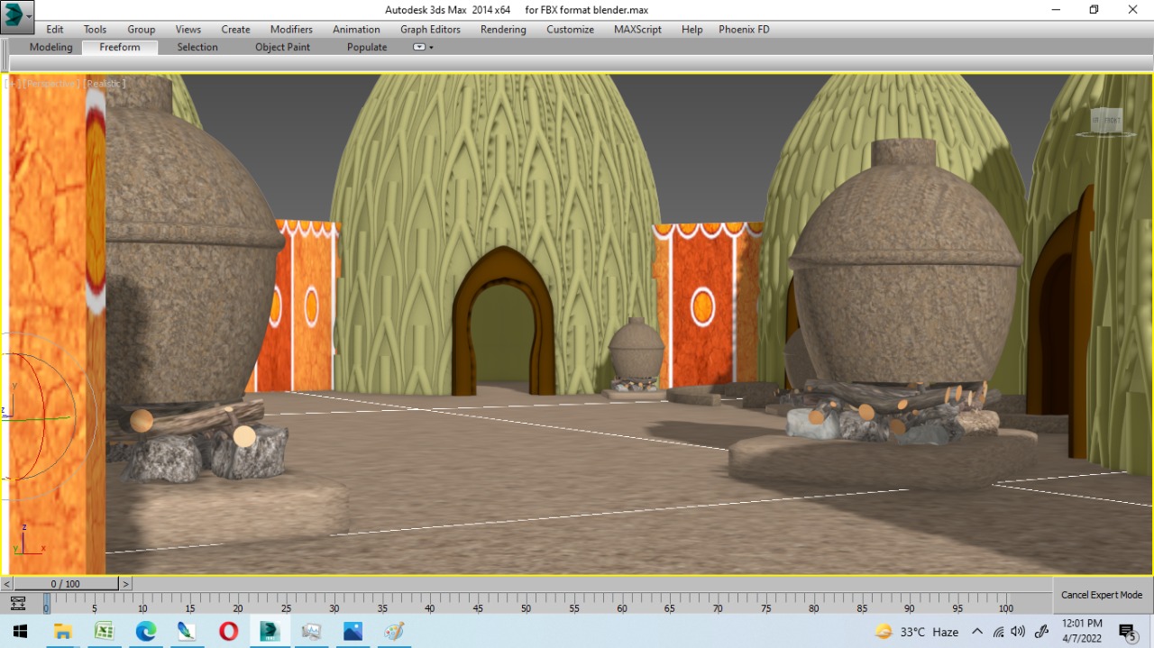 I will create some basic game levels and assets in 3ds max