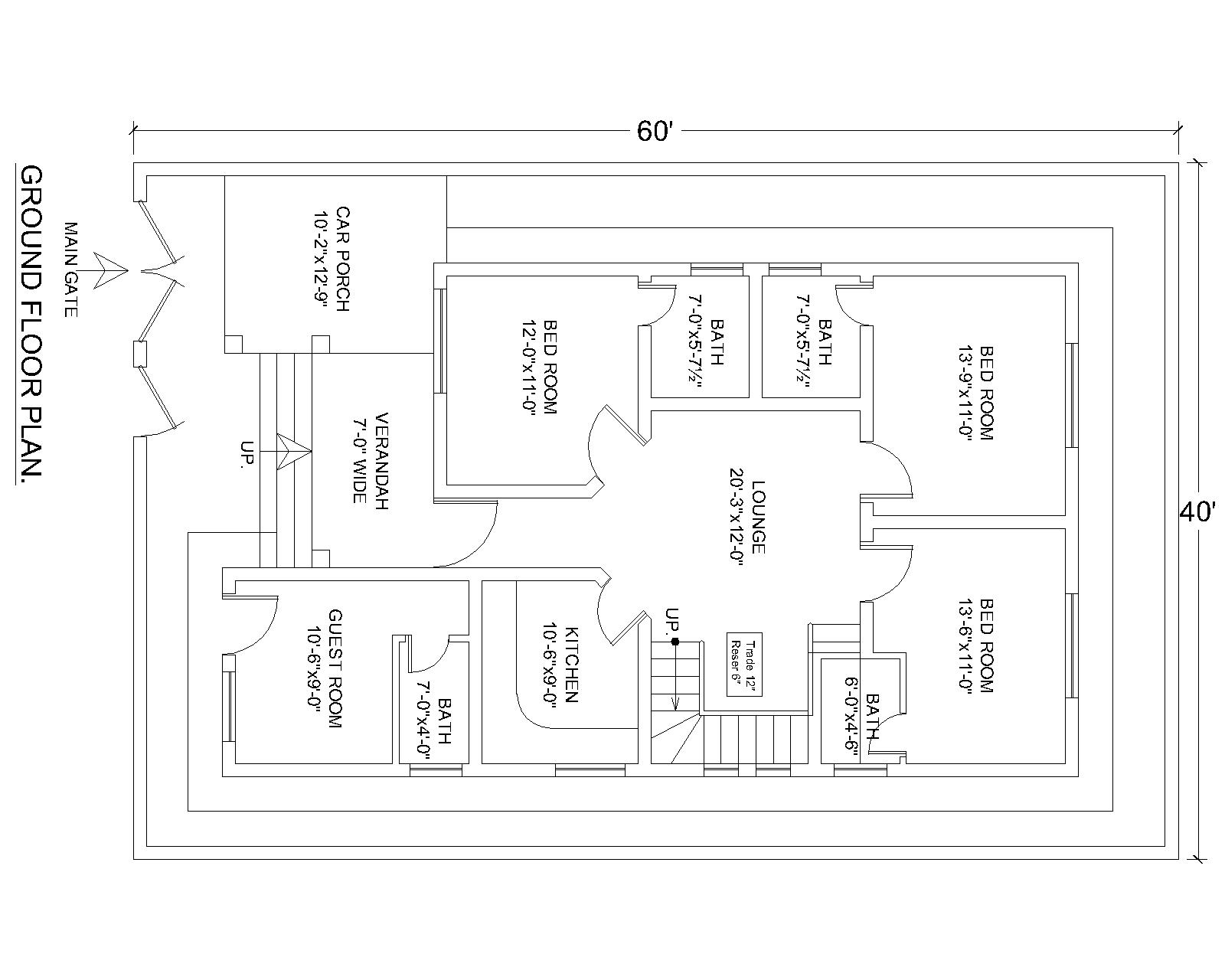 I will convert your hand drawn sketch to AutoCAD drawn plan