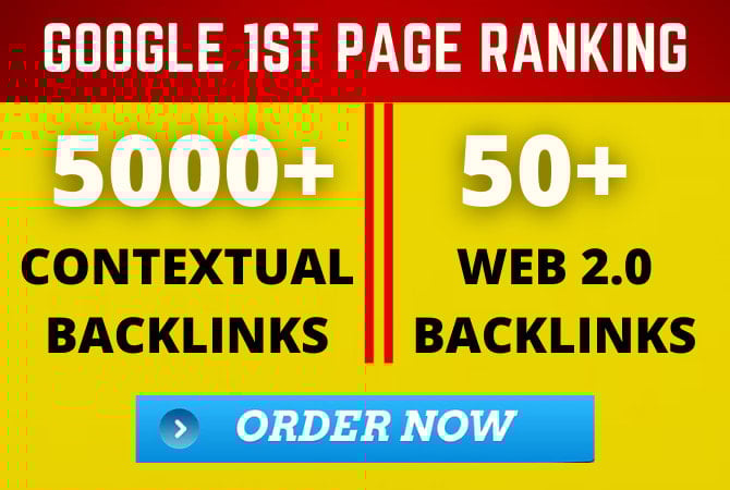 I will Create 5000 tier 2 contextual backlinks and 50...
