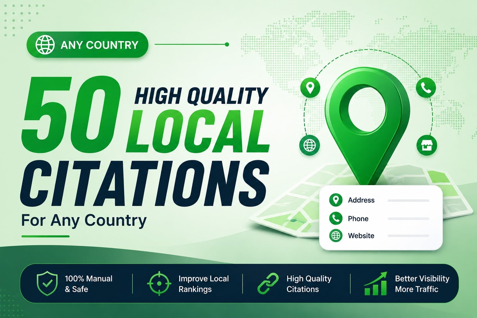Quality Local Citations for any Country