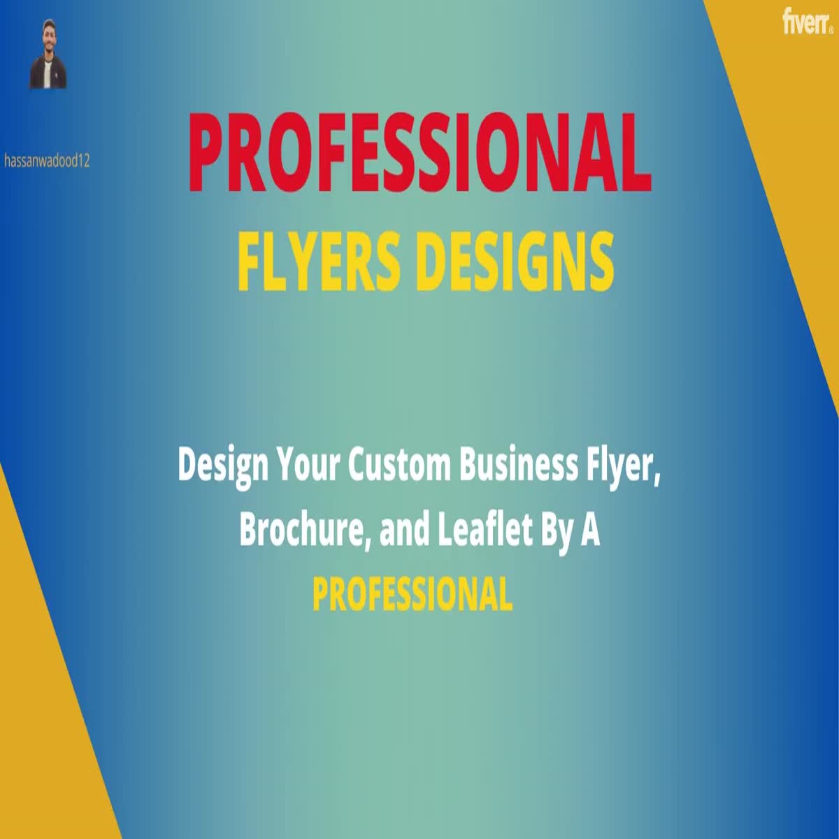 I Will Make Professional & Attractive Flyer, Brochure And Best Leaflet Design