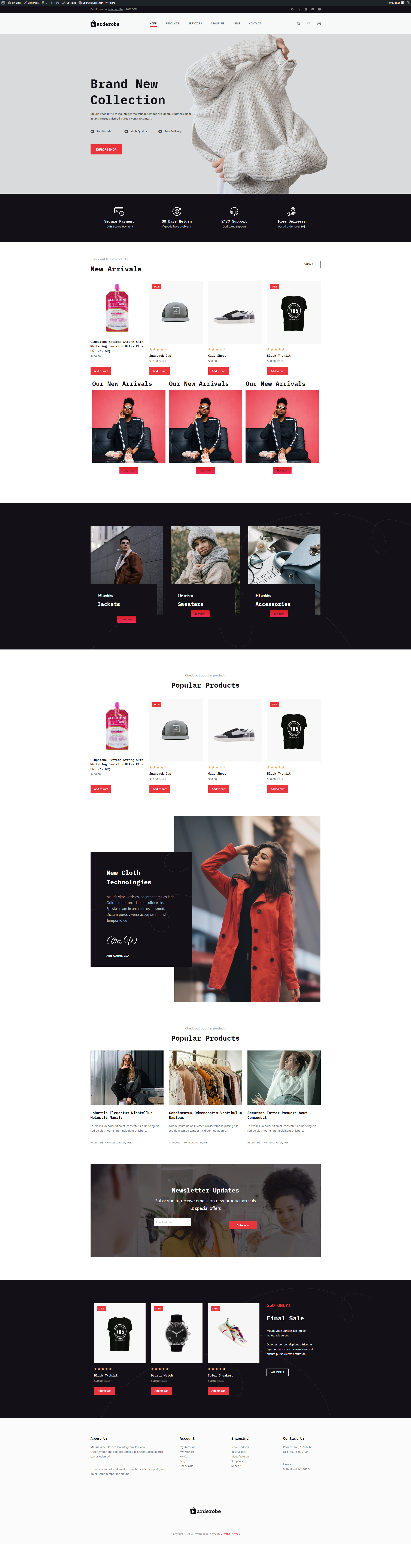  create future responsive drop-shipping website with wordpress