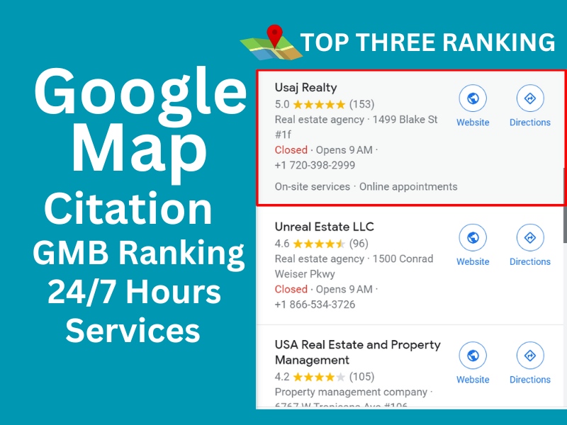 I will do Google Map Citation for your local business