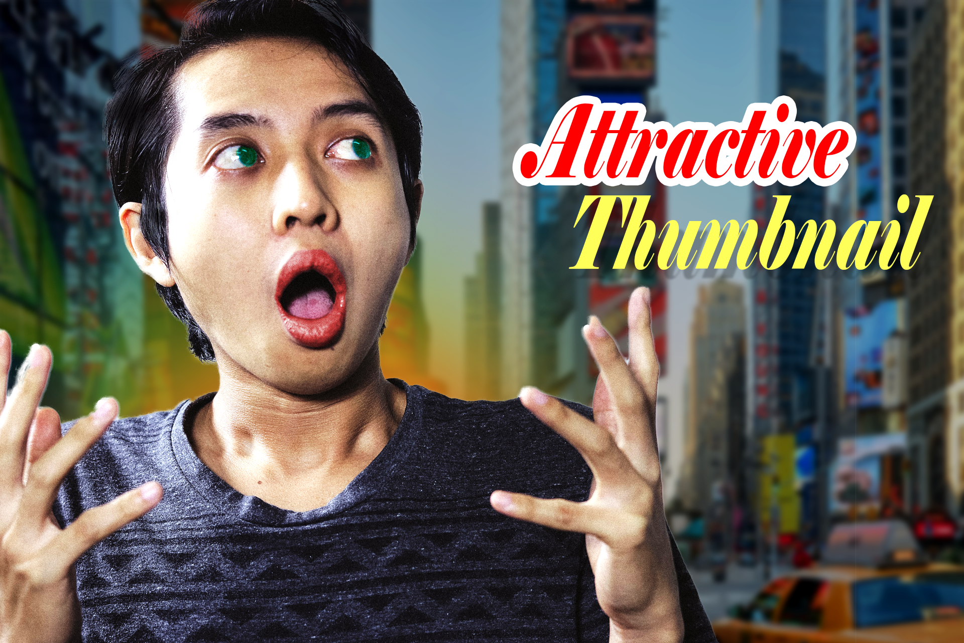 i will make clickbait and attractive design for everything