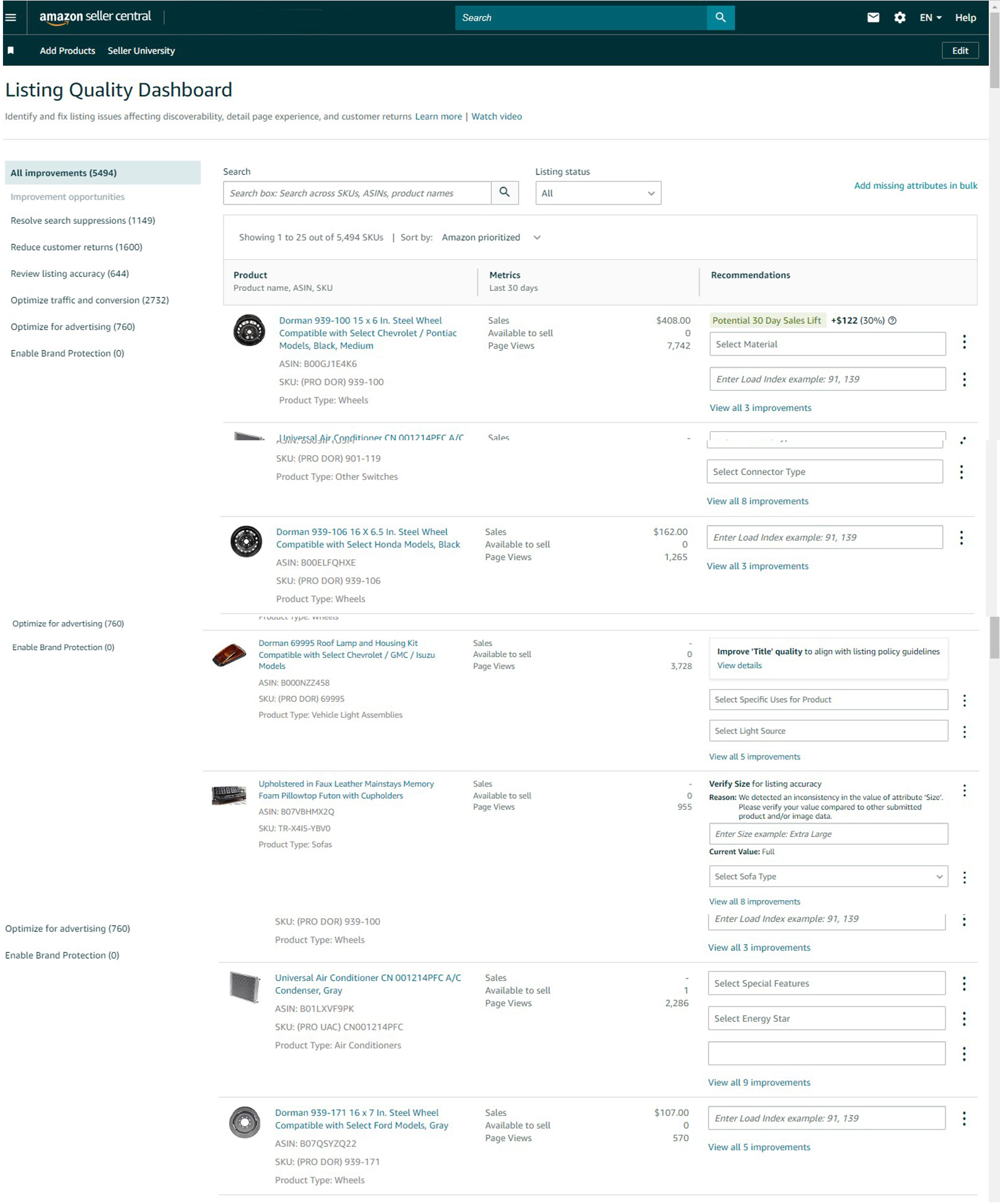 I will do ebay, amazon and shopify store product listing