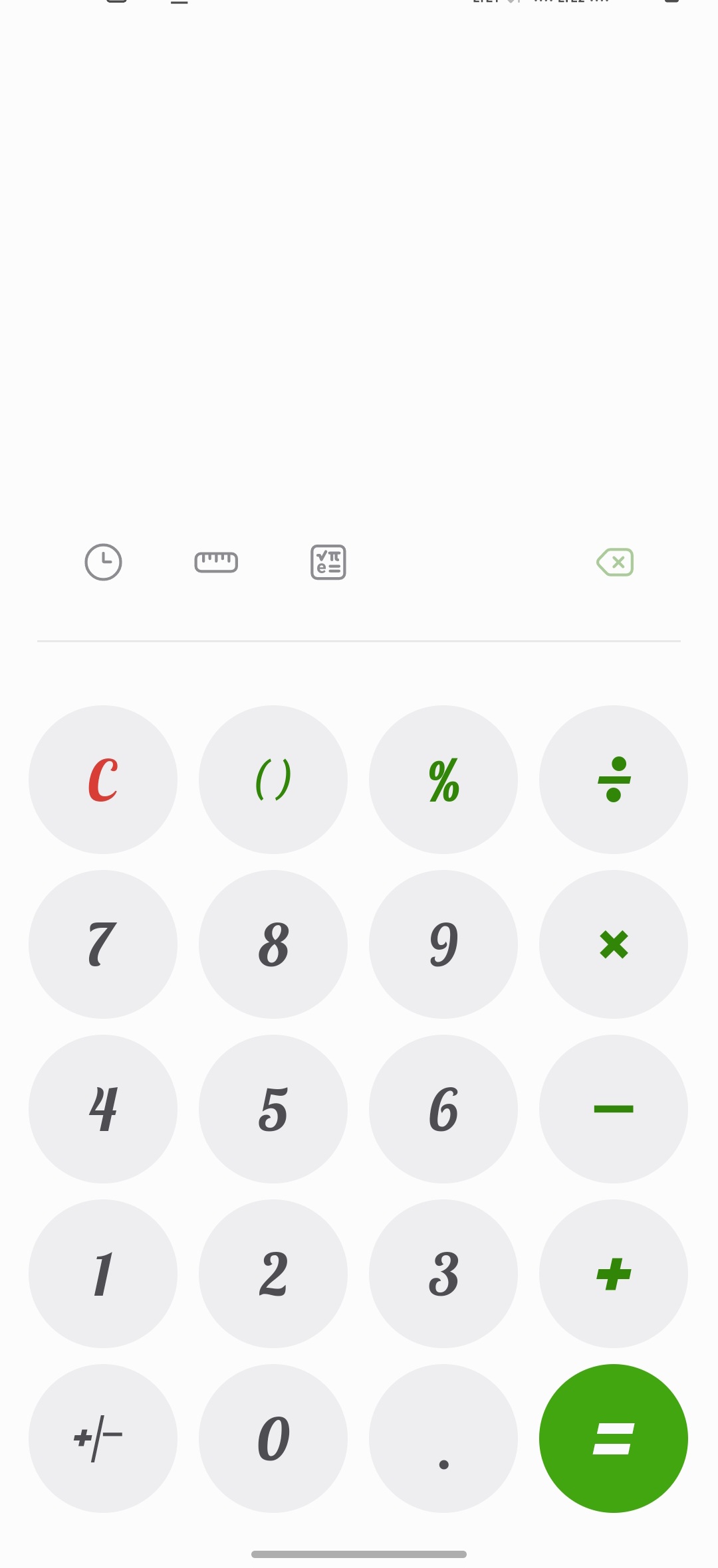Simple calculator built with HTML 