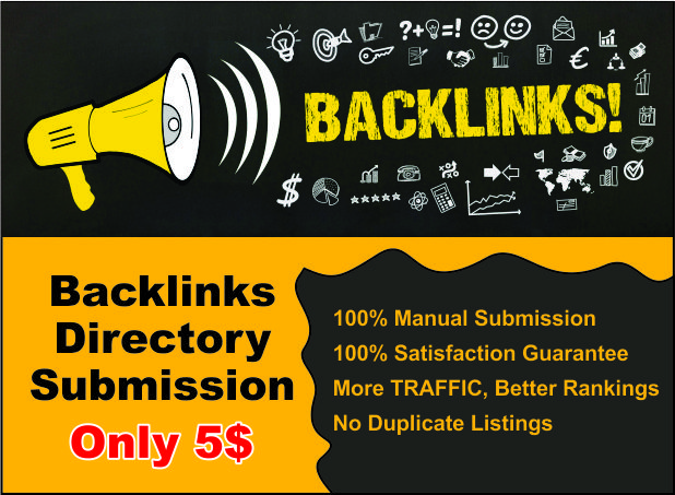 10 Directory Submission backlinks for the website