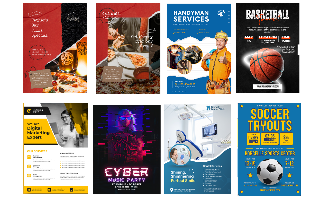 I will design professional flyers and posters within 6 hours