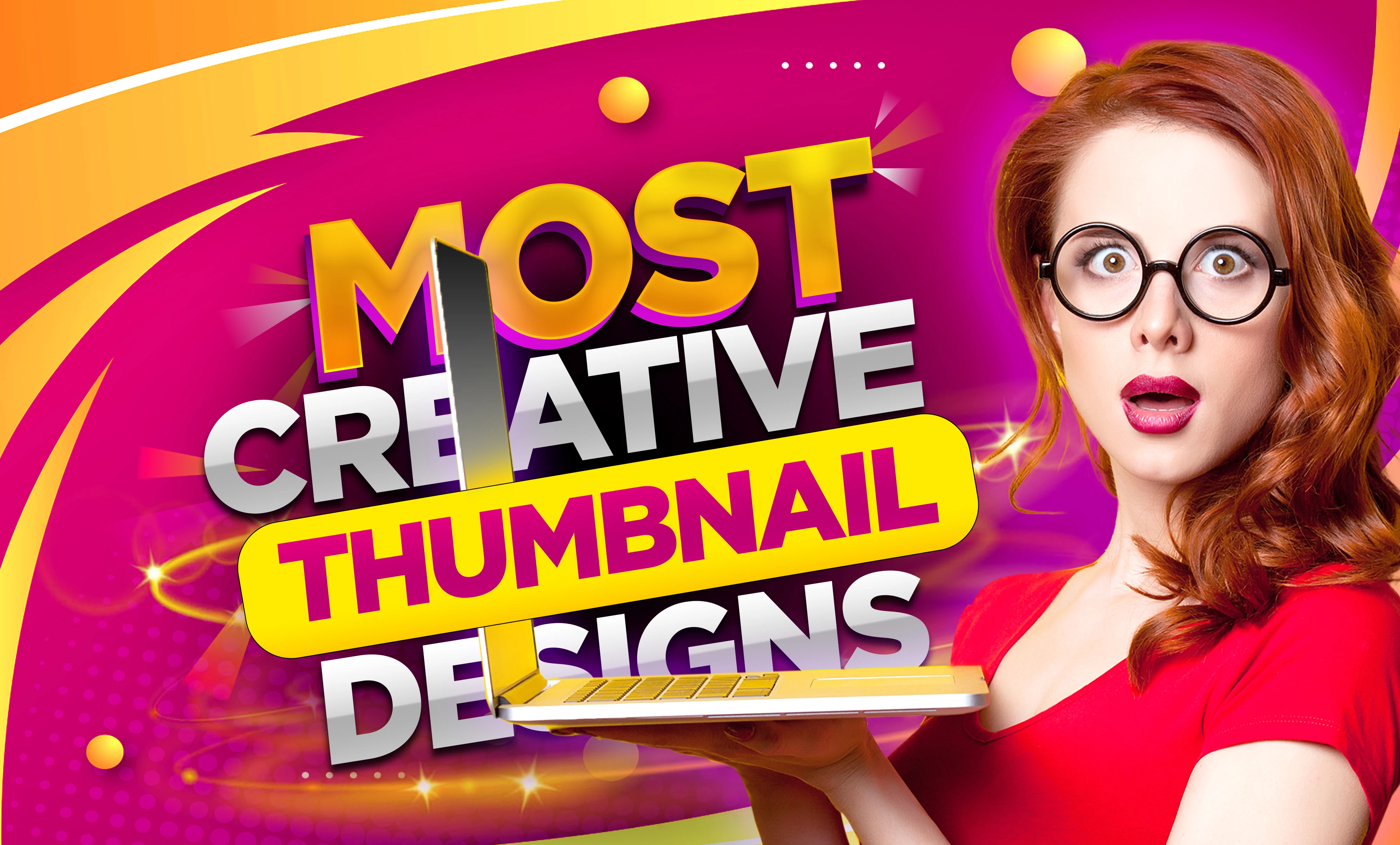 I will design amazing thumbnailss