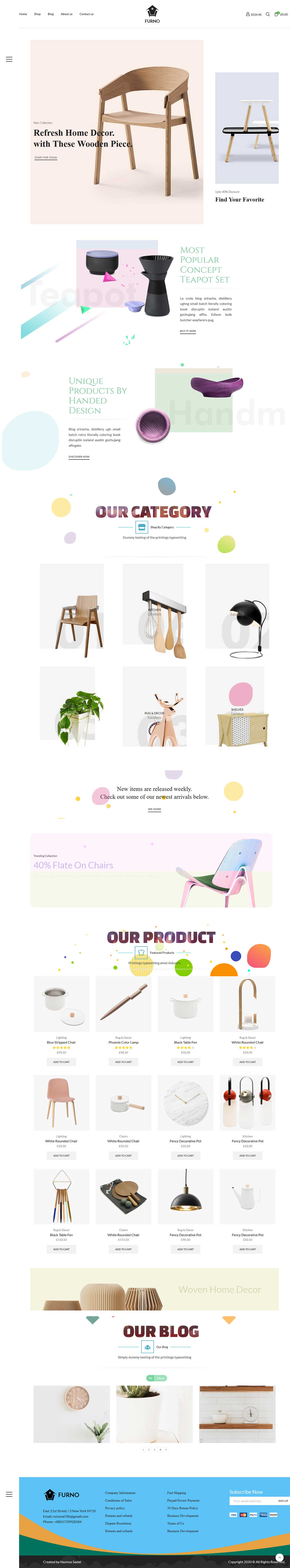 I will develop any front end, clone and ecommerce website