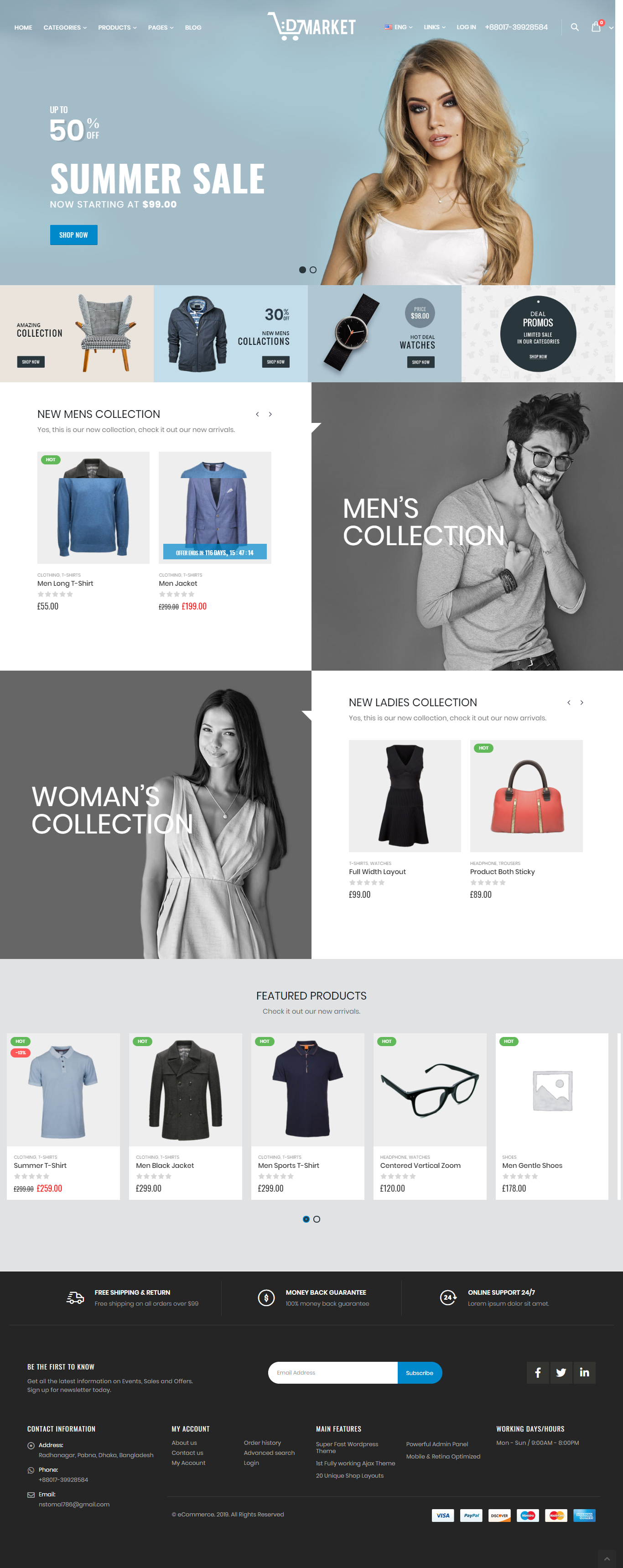 I will developed original e-commerce website