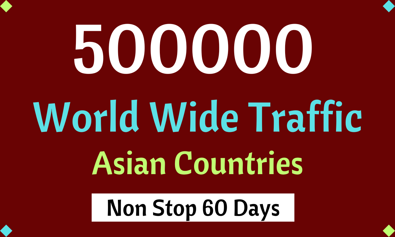 Daily 7000-8000 Real Asian Website Traffic 60 days